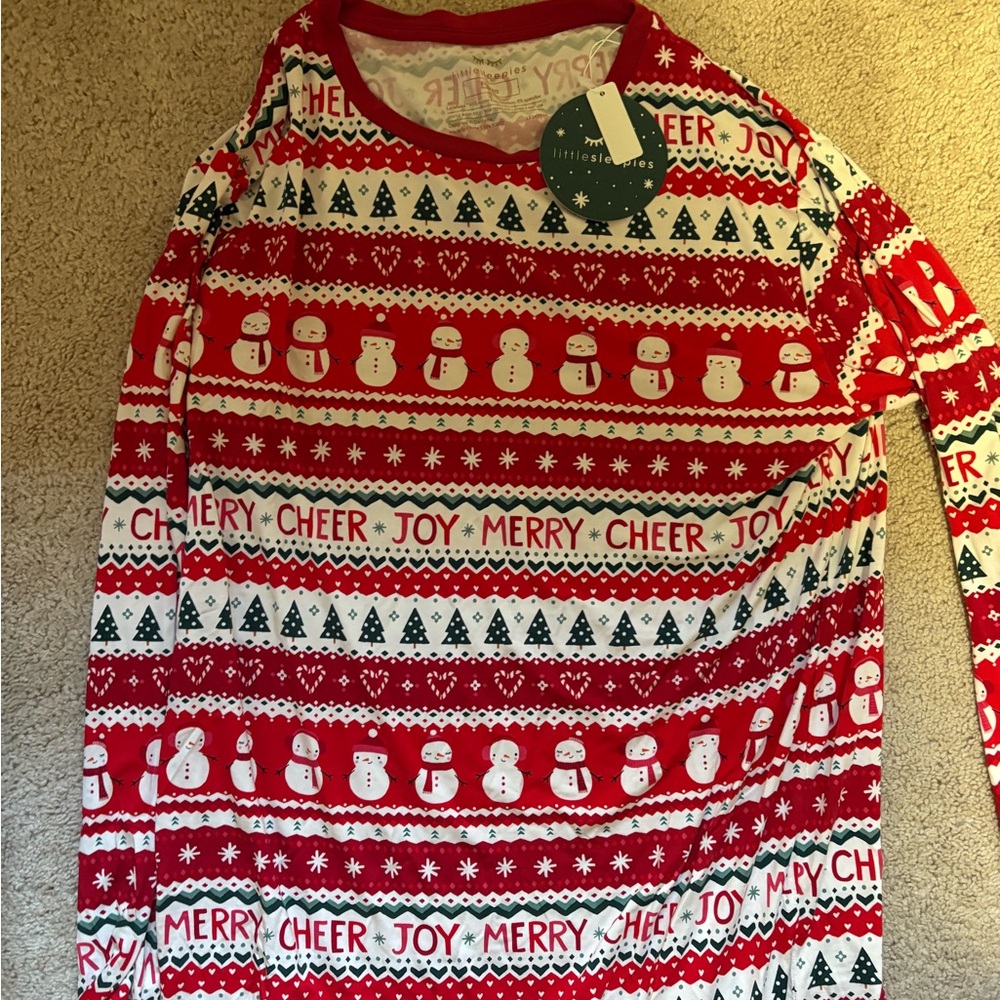 Little Sleepies NWT Festive Fair Isle Family Matching Pajamas - Picture 5 of 7